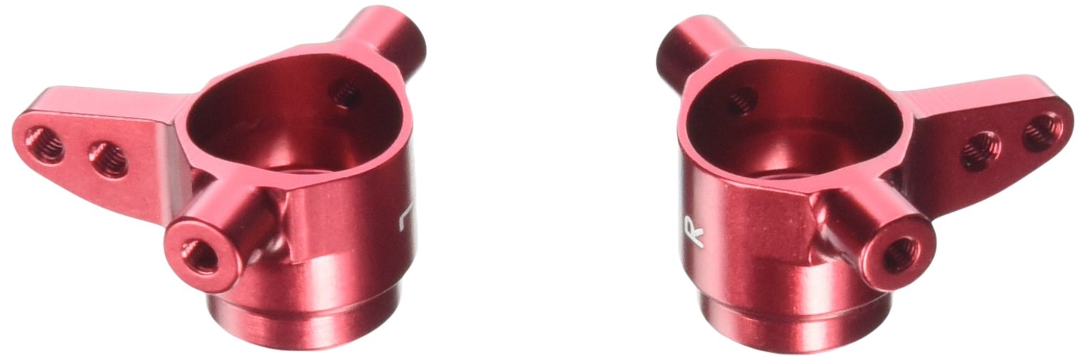 Traxxas 6837R Red-Anodized 6061-T6 Aluminum Steering Blocks (Pair)