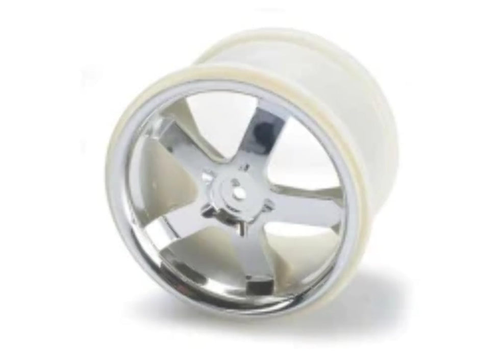 Traxxas 5373 Chrome Hurricane Wheels 3.8 Maxx/Revo 2-Piece 153-Pack