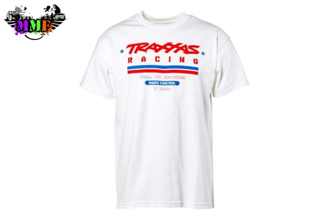 Traxxas Racing White T-Shirt, Small 1383-S