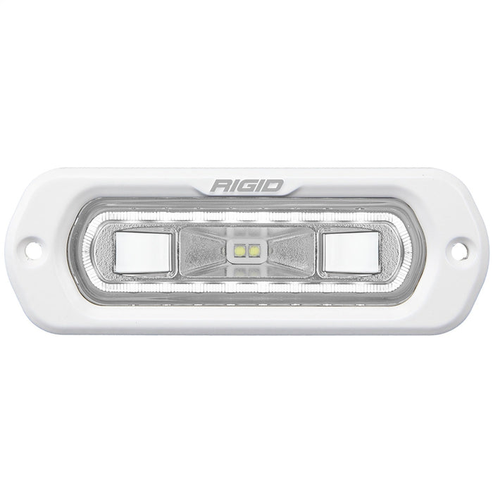 Rigid Industries Sr-L Series Marine Spreader Pod, 2 Wire Flush Mount, White W/White Halo 51200