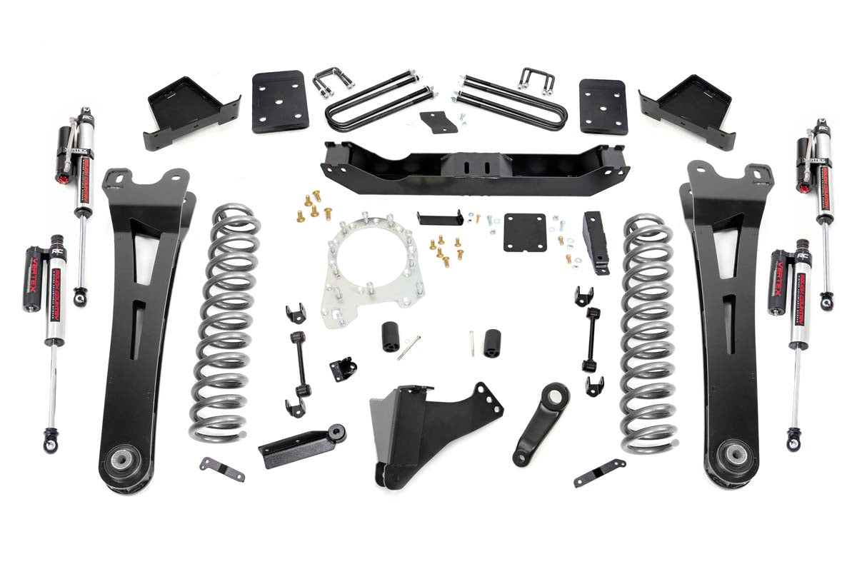 Rough Country 6 Inch Lift Kit R/A Ovlds Vertex Fits Ford F-250/F-350 Super Duty (17-22) 51250