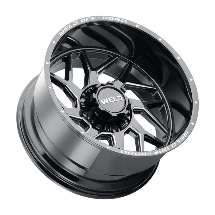 Weld Off-Road W117 22X12 Fulcrum 8X170 ET-44 BS4.75 Gloss Black MIL 125.1 W11722017475