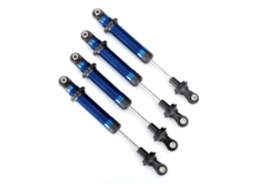 Traxxas TRA8160X Shocks GTS aluminum (blue-anodized) (assembled without springs) (4)