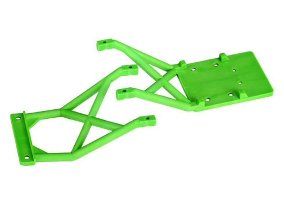 Traxxas 3623A Front and Rear Green Skid Plates Monster Jam 398-Pack