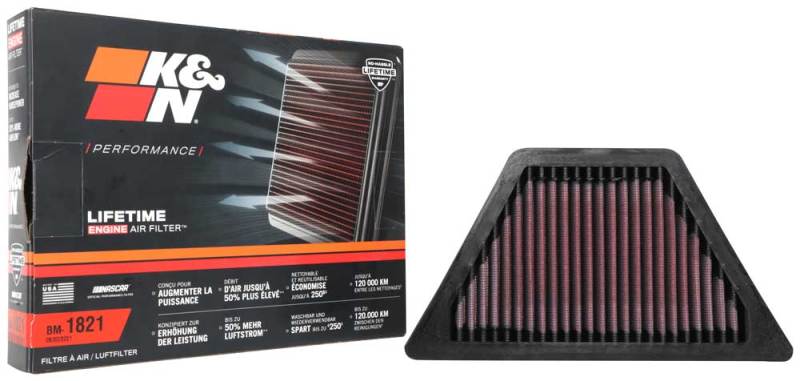 K&N Engine Air Filter: High Performance, Premium, Powersport Air Filter: Compatible With Select 2020-2022 Bmw R18/B/Classic/Classic First Edition/Frist Edition/Transcontinental, Bm-1821 BM-1821