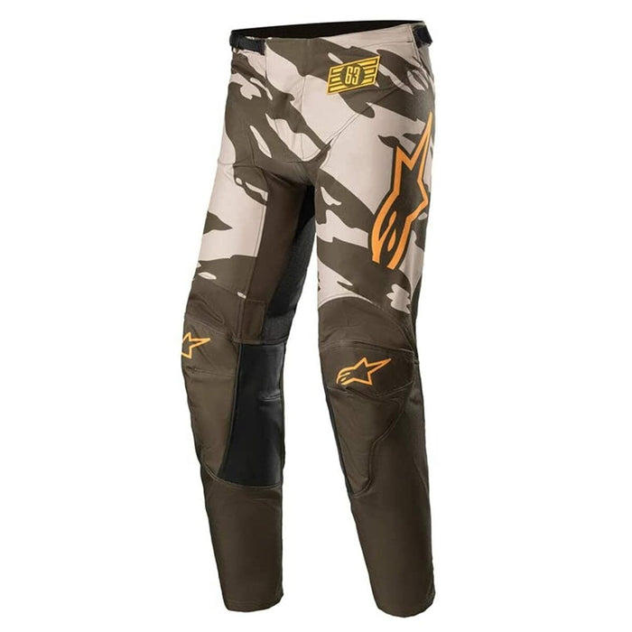 Alpinestars Youth Racer Tactical Pants Mltry/Sand Camo/Tange Sz 22 482-975622