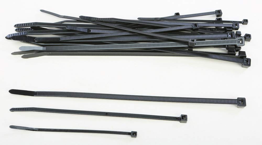 Helix Racing HLX-303-4687 Cable Ties - Black Compatible With/Replacement For Helix Racing Products 303-4687 30 Pack