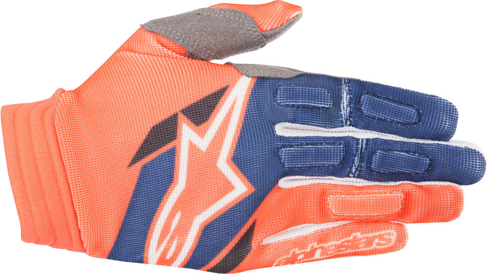 Alpinestars Aviator Gloves Orange/Blue Xl 3560318-470-XL