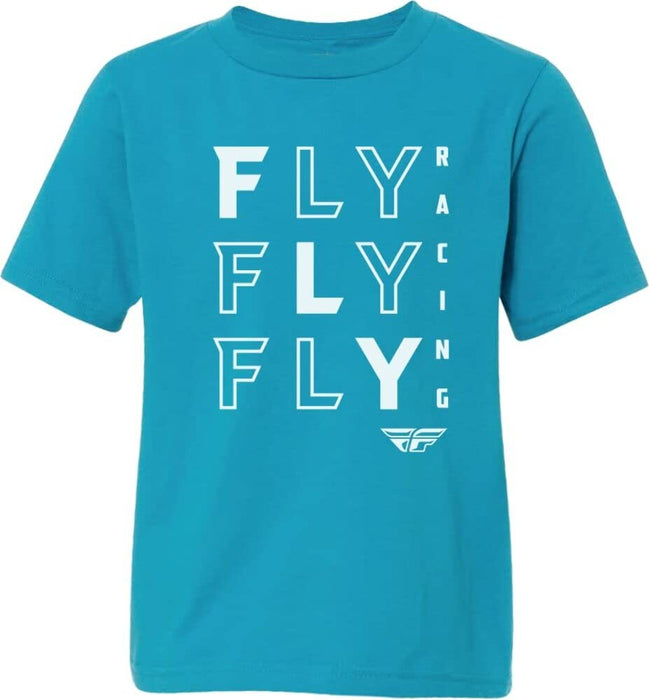 Fly Racing 356-0171YS Youth Fly Tic Tac Toe Tee Blue Ys