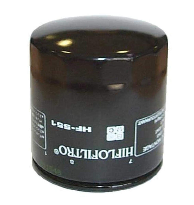 Hiflofiltro HF551 Premium Oil Filter, Black