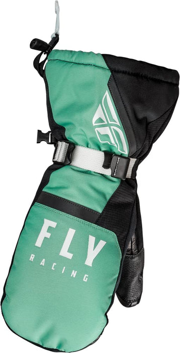 Fly Racing 2023 Snow Cascade Mitten (Black/Mint, Small)