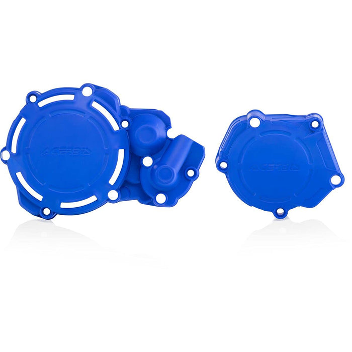 Acerbis X-Power Engine Cover Kit (YZ BLUE) For 06-22 YAMAHA YZ250