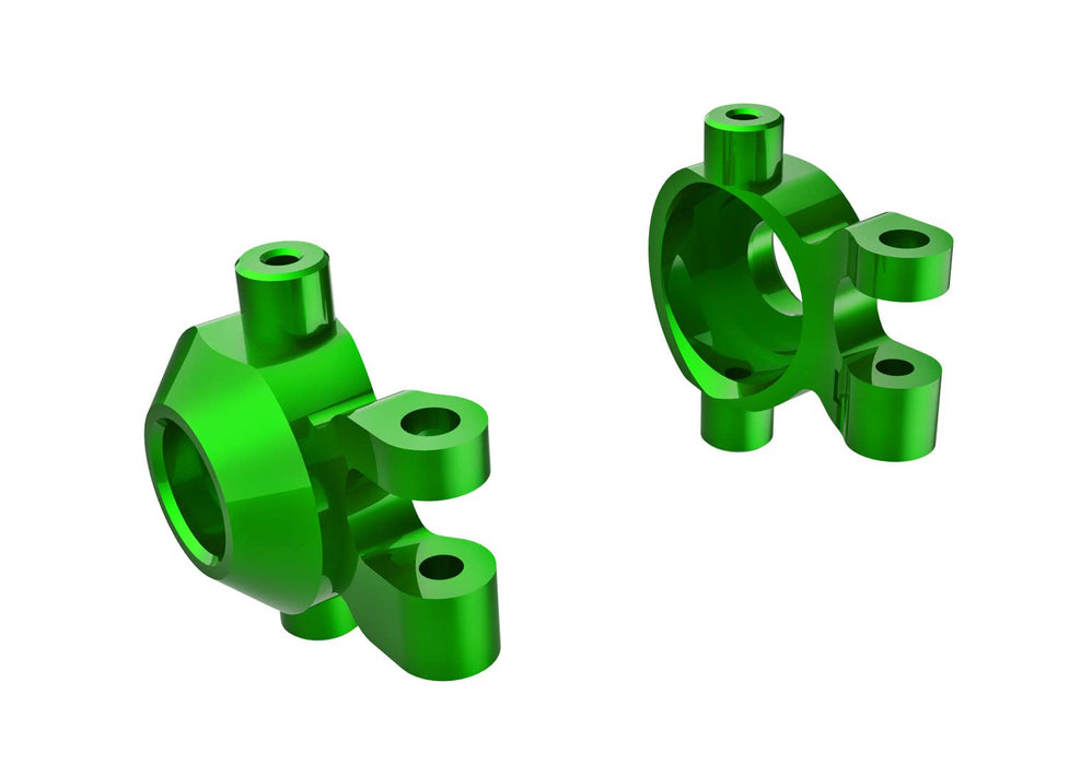 Traxxas 9737-GRN Steering Blocks 6061-T6 Aluminum (Green-Anodized)Left & Right