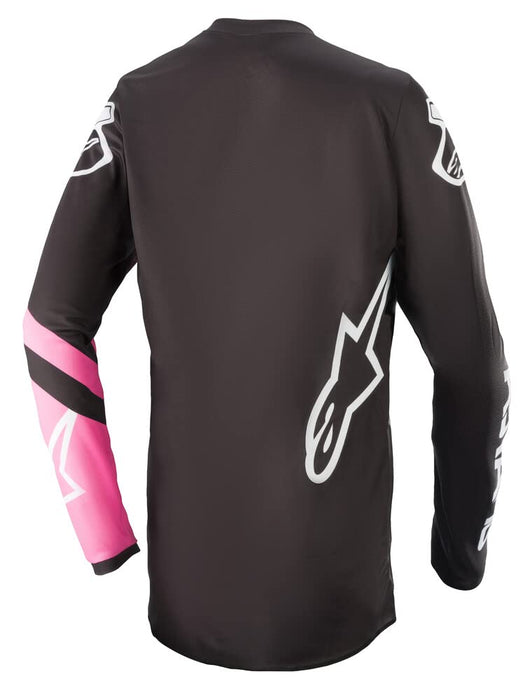 Alpinestars Stella Fluid Chaser Jersey Black/Pink Fluo Lg (3782422-1390-L)