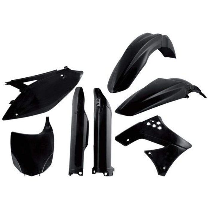 Acerbis Full Plastic Kit Black - Fits: Kawasaki KX250F 2009-2012