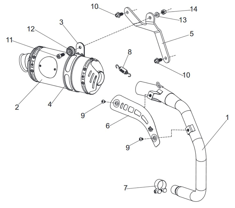 Yoshimura 960-1272 Exhaust Street Rs-3 Slip-On Ss-Ss-Ti