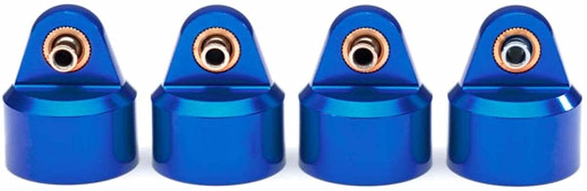 Traxxas 8964x Shock Caps Aluminum (Blue-Anodized) Gt-maxx? Shocks (4)