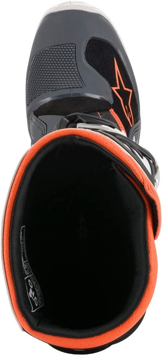 Alpinestars 2020 Youth Tech 7S Offroad Boots Black/Grey/Orange 2015017-1124