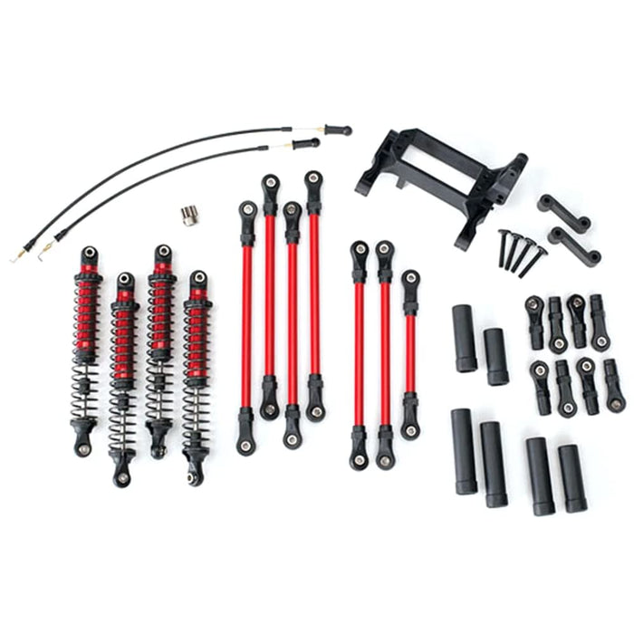 Traxxas 8140R Trx-4 Long Arm Lift Kit Red