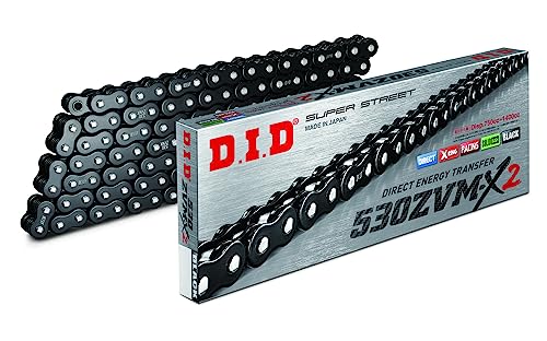 DID ZJ530ZVMX2BK (530 Series) ZVM-X2 Black/Black High Performance X-Ring Chain Rivet Type Connecting Link