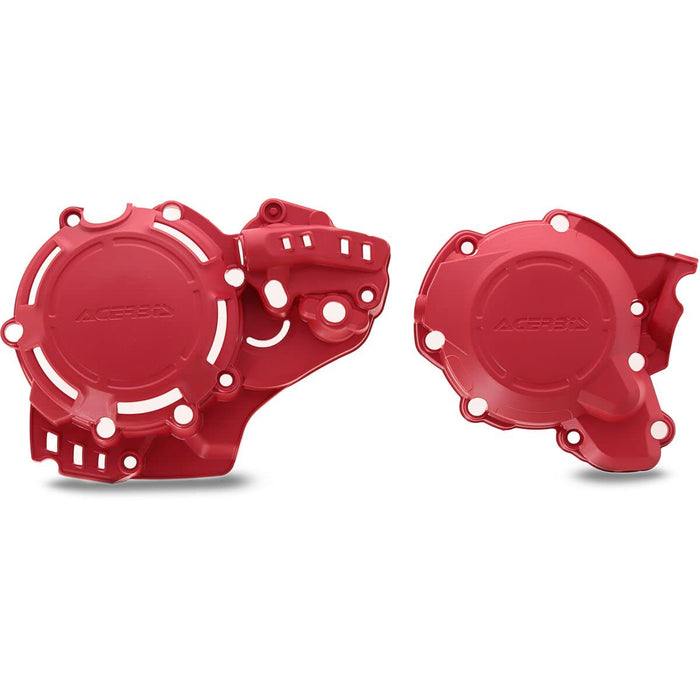 Acerbis X-Power Engine Cover Kit (Red) For 21-22 GAS GAS EC250