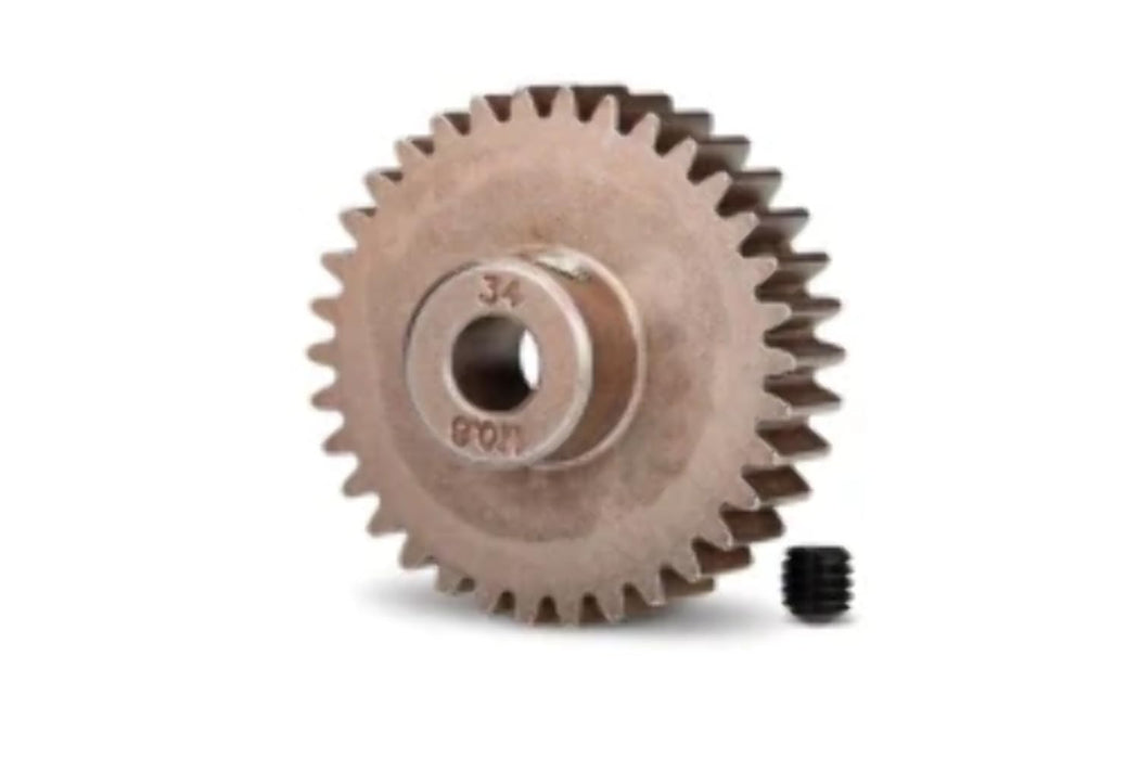 Traxxas 5639 34-Tooth Pinion Gear 32 Pitch Silver