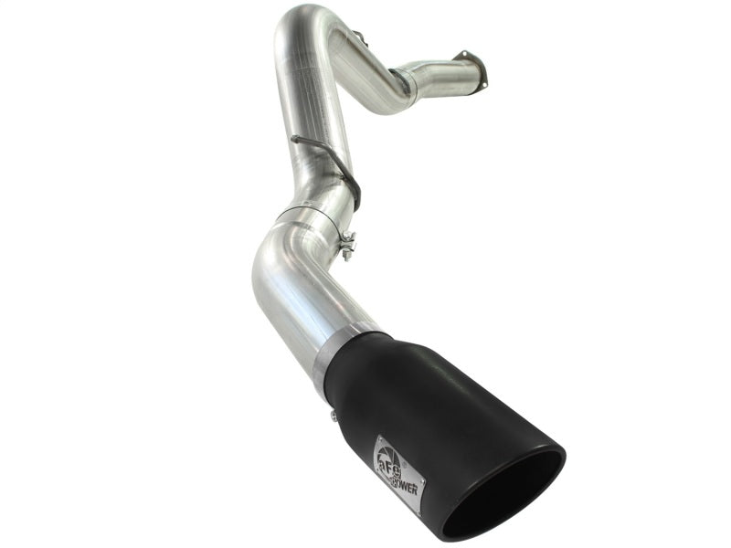 aFe MACHForce XP Exhaust 5in DPF-Black, GM Diesel Trucks 07.5-10 V8-6.6L 9(td) LMM 49-44040-B