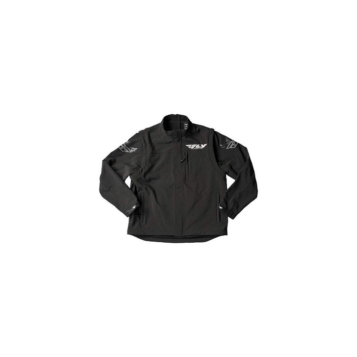 Fly Racing Black Ops Convertible Jacket (Black, Large)