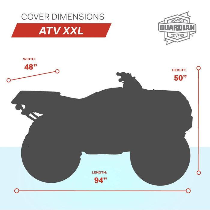 Dowco Guardian 26041-00 Indoor/Outdoor Water Resistant Reflective ATV Cover: Camo, XX-Large