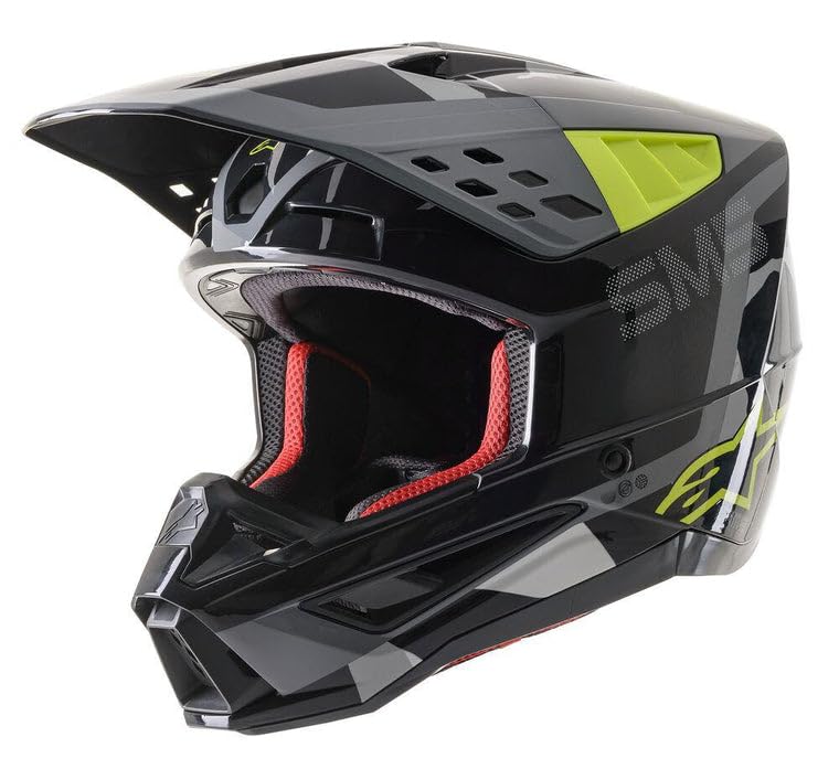 Alpinestars 83039211592-XXL S-M5 Rover Helmet - Anthracite/Yel Fluo/Camo (2X)