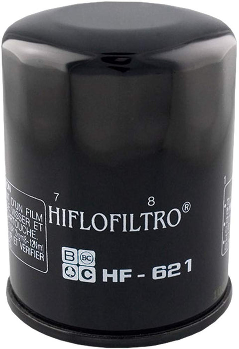 HiFloFiltro HF621 Premium Oil Filter, Single