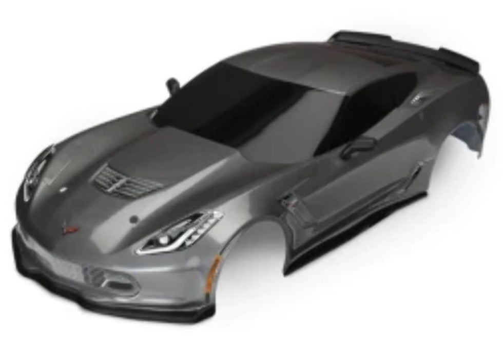 Traxxas 8386A Body Chevrolet Corvette Z06 Graphite (Painted Decals Applied)