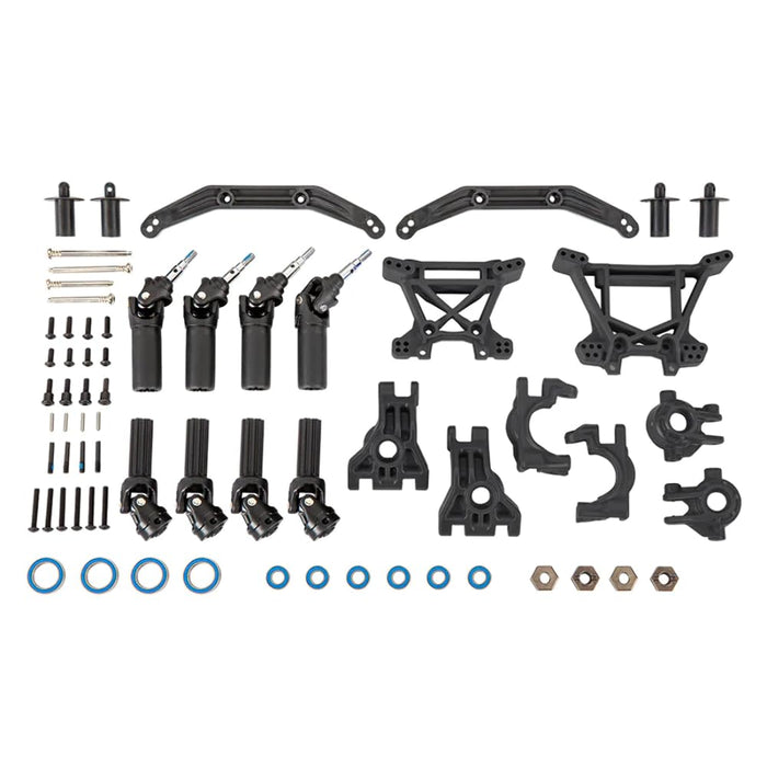 Traxxas 9080 Outer Driveline & Suspension Upgrade Kit Extreme Heavy Duty Black