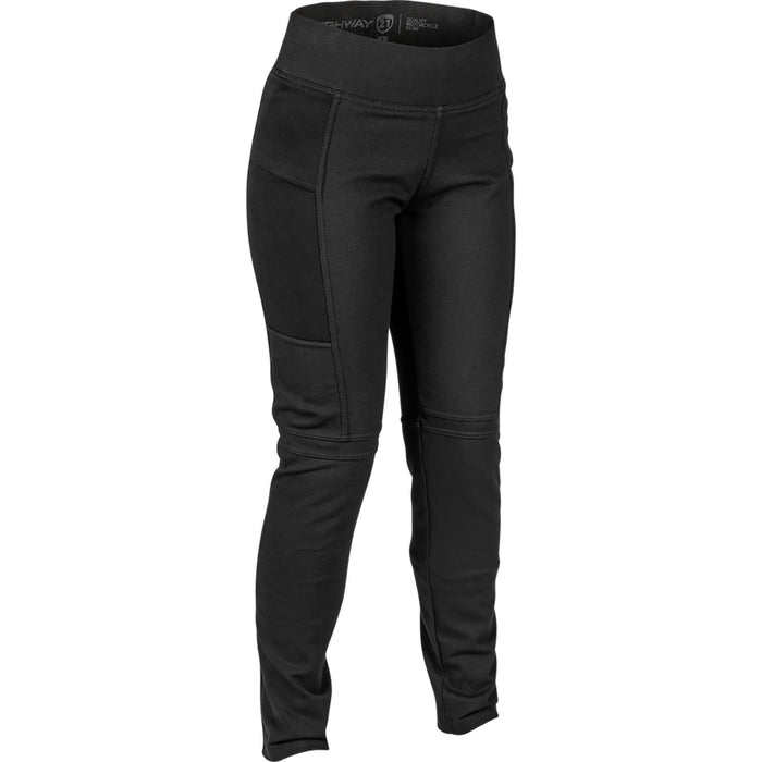 Highway 21 Women's Motorcycle Phoenix Leggings (Black, US 00)