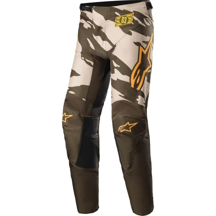 Alpinestars Youth Racer Tactical Pants Mltry/Sand Camo/Tange Sz 26 482-975626