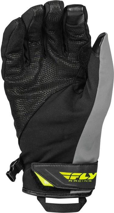 Fly Racing 2023 Snow Title Long Glove (Black/Grey/Hi-Vis, Medium)