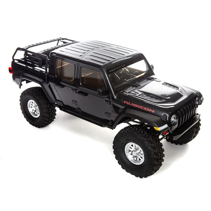 Axial Rc Truck 1/10 Scx10 Iii compatible with Jeep Jt Gladiator Rock Crawler With Portals Rtr (Batteries And Charger Not Included), Gray, Axi03006Bt1 AXI03006BT1