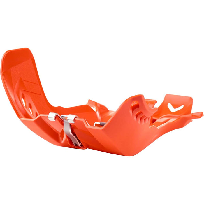 Polisport Fortress Skid Plate With Linkage Protection (ORANGE) For 20-23 HUSQVARNA TE300i