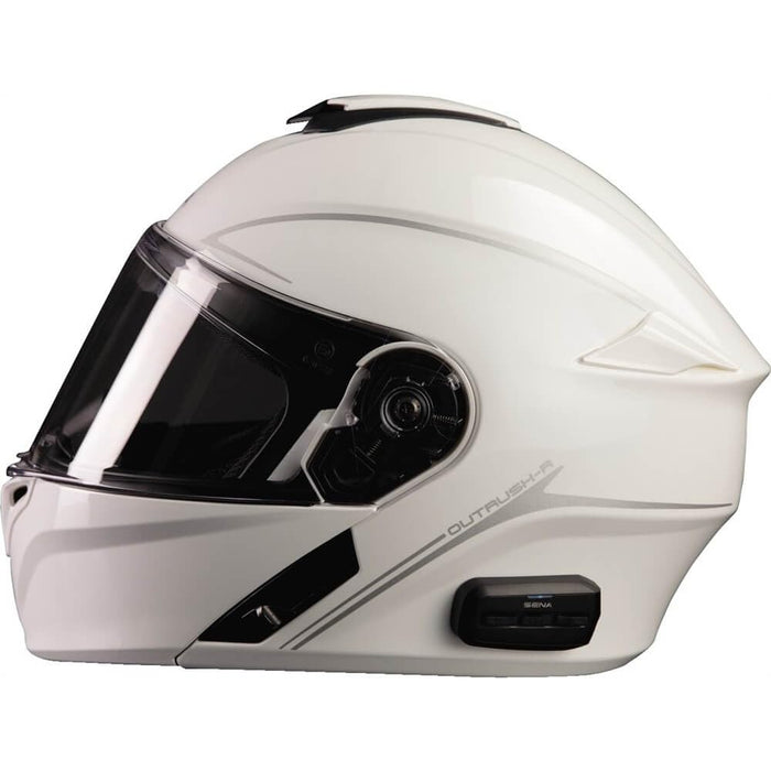 Sena Outrush R Solid Helmet Small Glossy White