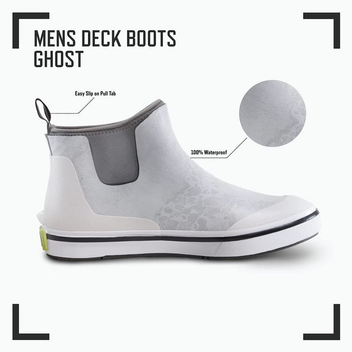 Gator Waders Deck Boots Ghost (14, White Ghost)