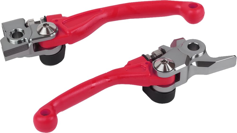 Polisport 8487200053 Pivot Unbreakable Lever Set - Red