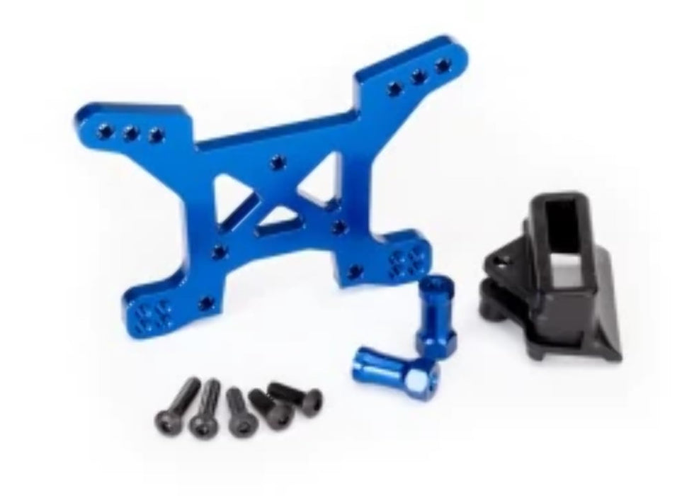 Traxxas 6739X Blue Aluminum 7075-T6 Front Shock Tower