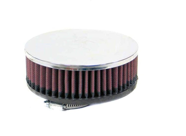 K&N Universal Clamp-On Air Filter: High Performance, Premium, Washable, Replacement Engine Filter: Flange Diameter: 2 In, Filter Height: 2 In, Flange Length: 0.6875 In, Shape: Round, Rc-2400 RC-2400