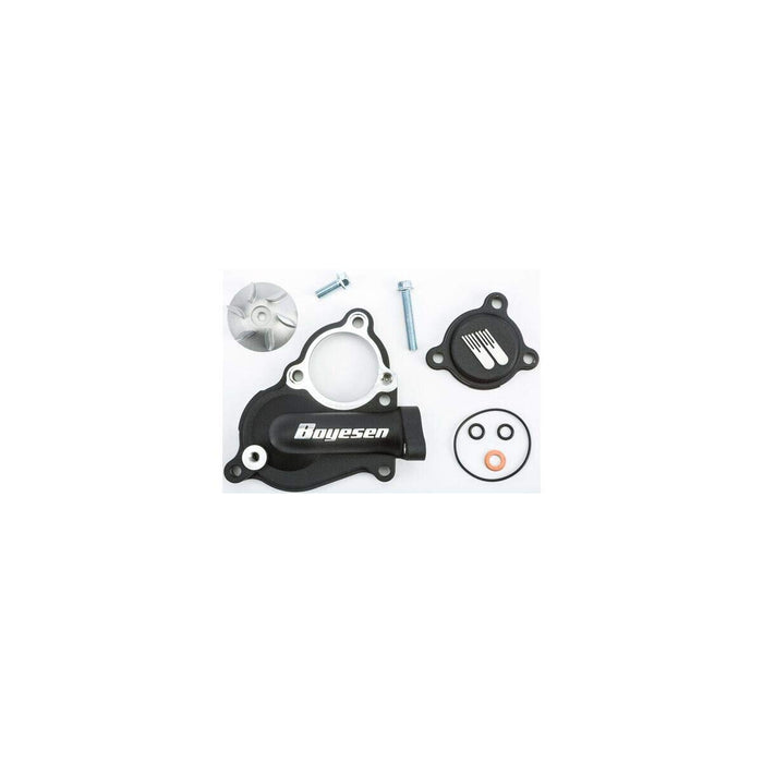 Boyesen SuperCooler Water Pump Kit-Kawasaki-KX 250F-17-20-Black