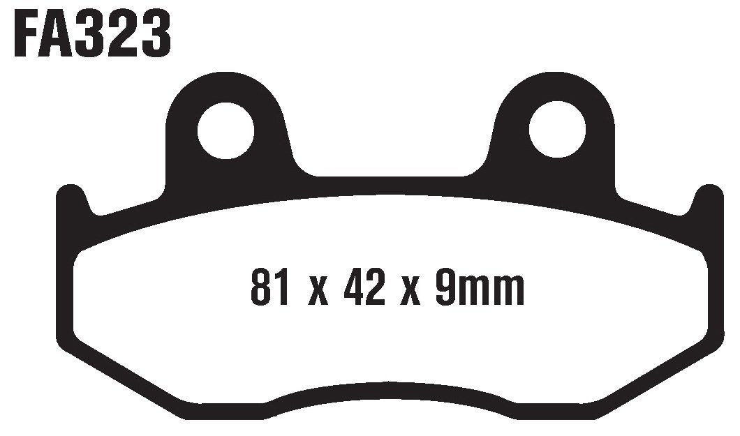 EBC Brakes FA323X Disc Brake Pad Set