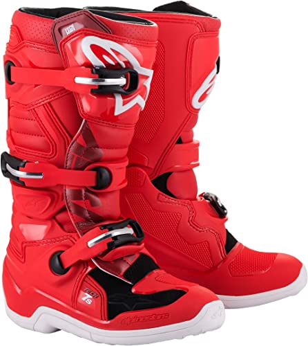 Alpinestars Tech 7S Boots Red (Size 5) (2015017-30-5)