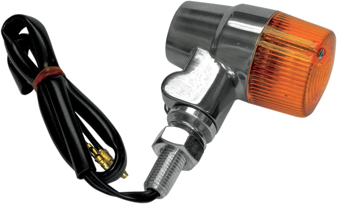 K&S 225-8633Bk Turn Signal Style 3 Black W/Amber Lens