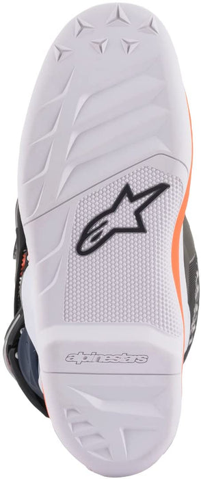 Alpinestars Youth Tech 7S Motocross Boot, Black/White/Orange, 5