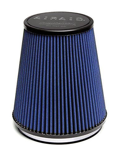 Airaid Universal Clamp-On Air Filter: Round Tapered; 6 Inch (152 Mm) Flange Id; 8 Inch (203 Mm) Height; 7.25 Inch (184 Mm) Base; 5 Inch (127 Mm) Top 703-461