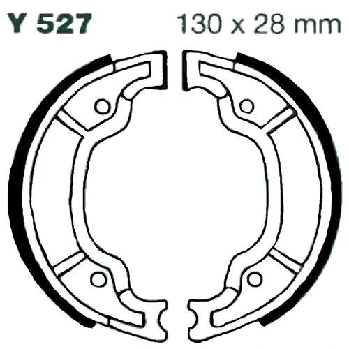 EBC Brakes 527 Brake Shoe, Metallic, One-Size